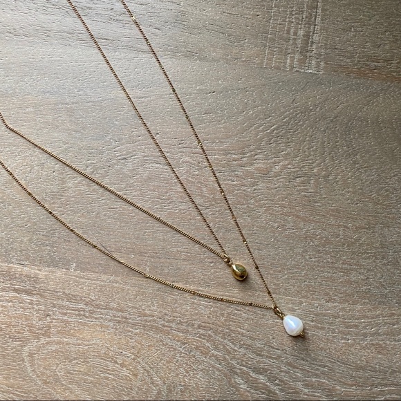 Stella & Dot Jewelry - Stella & Dot Delicate Double Pearl Pendant